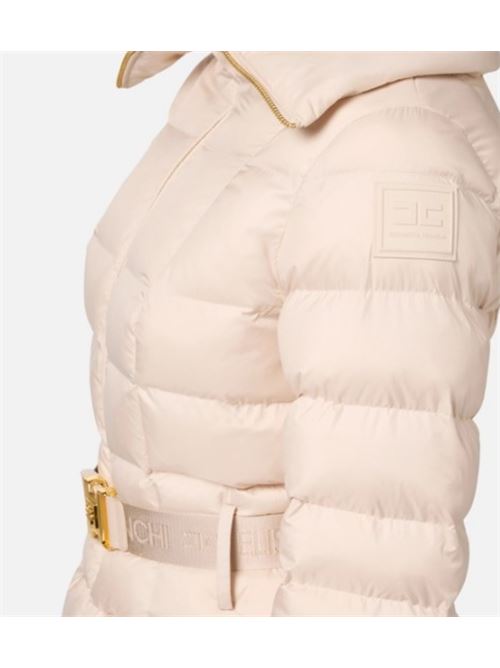 GIACCA IMBOTTITA CON CINTURA ELISABETTA FRANCHI | PI76D46E2CI4 Lattice